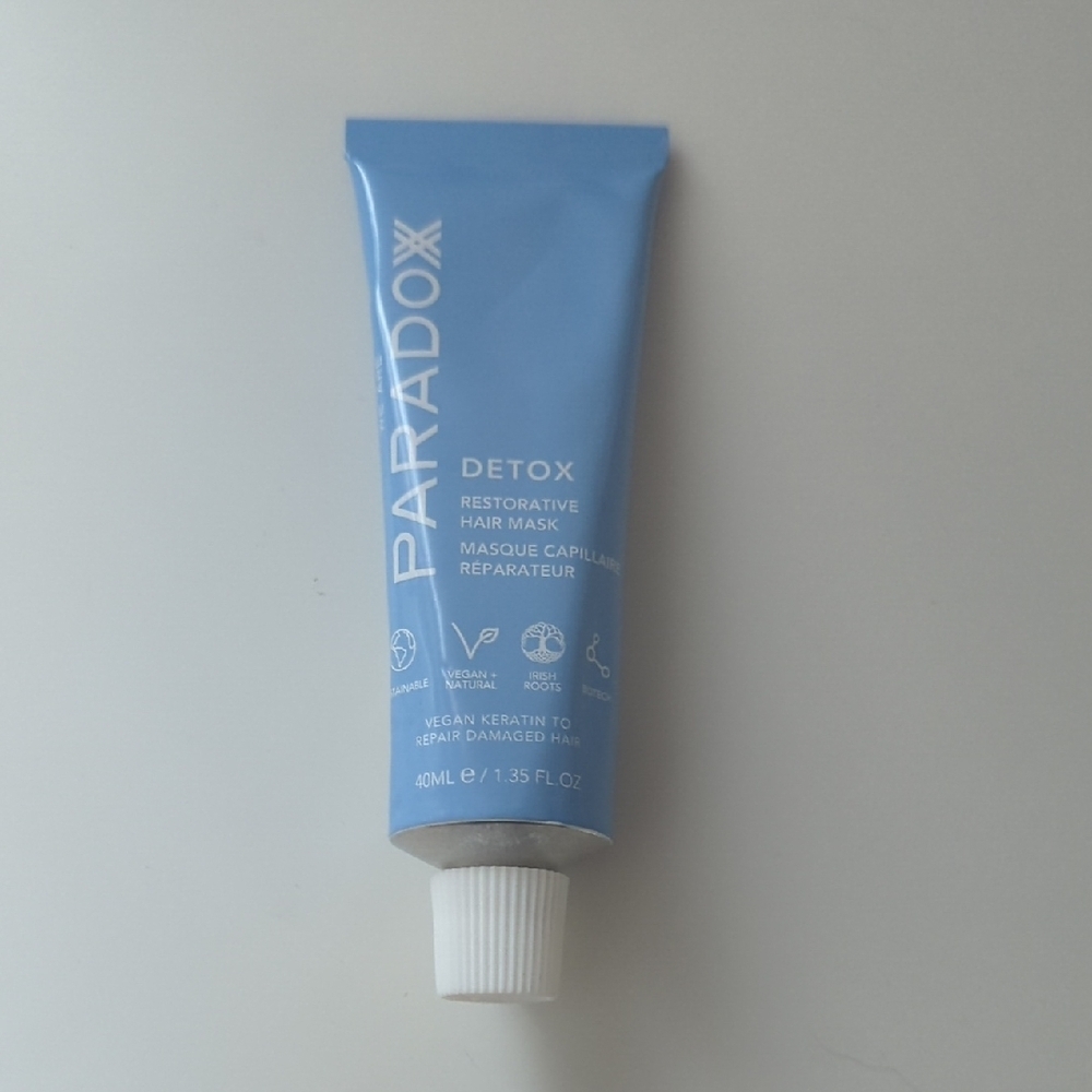 Paradox Detox Restorative Hair Mask Vegan Kerartin To Repair Damaged Hair 1.35oz